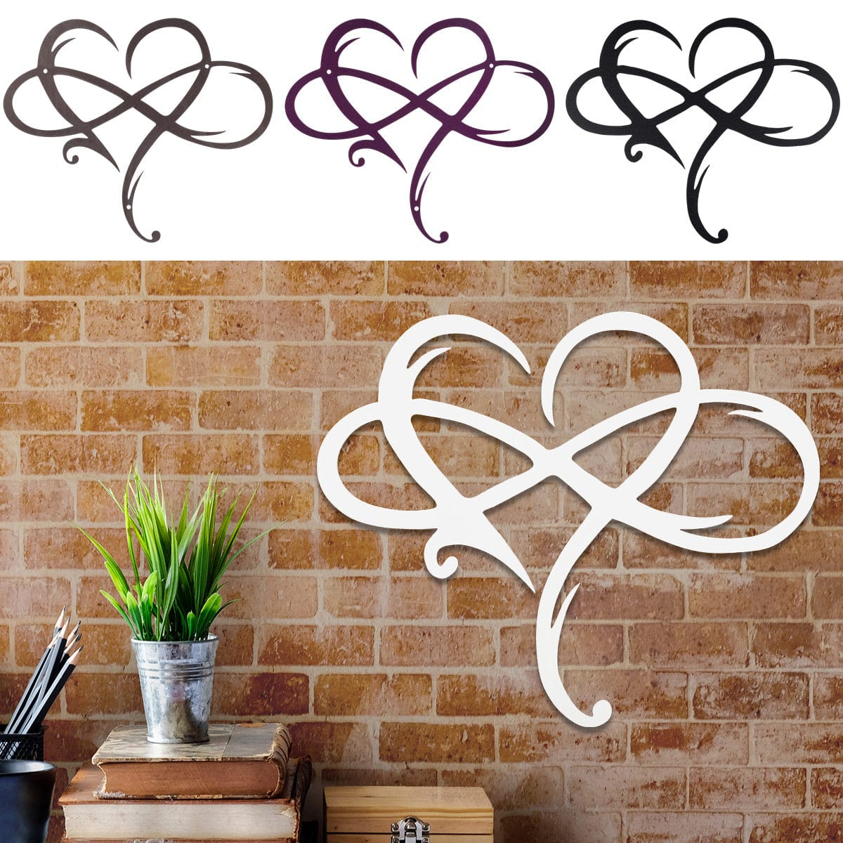 Iron Heart Wall Decoration