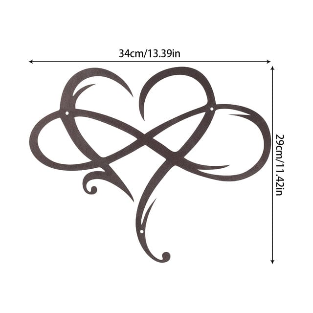 Iron Heart Wall Decoration