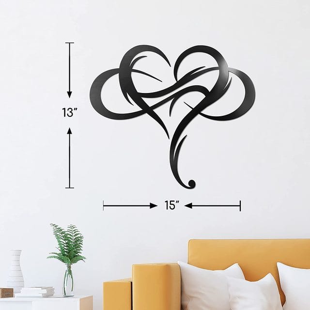 Iron Heart Wall Decoration