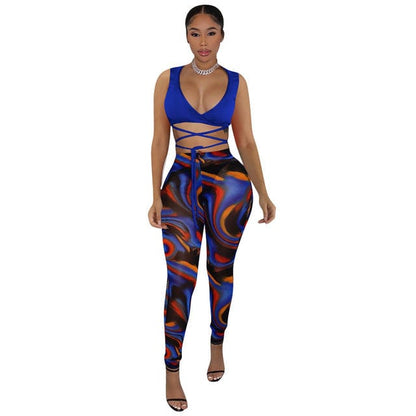 Women Bandage Two Piece Set