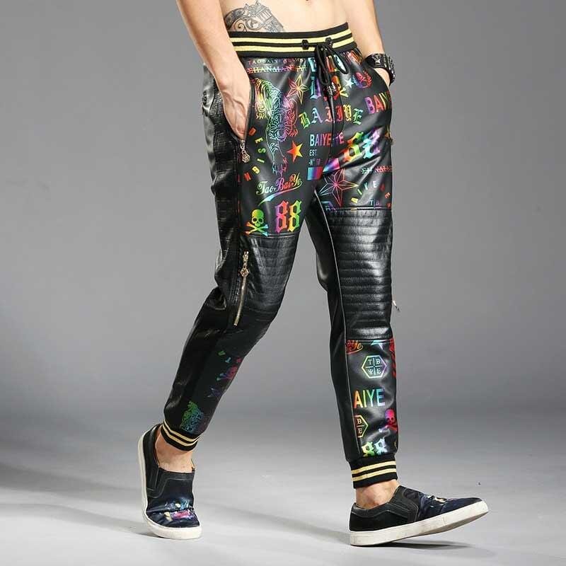 Colorful Painted Sweatpants