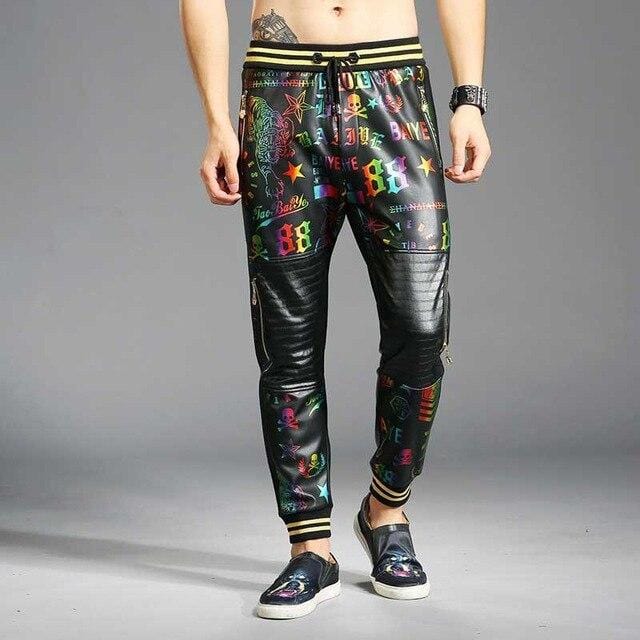 Colorful Painted Sweatpants