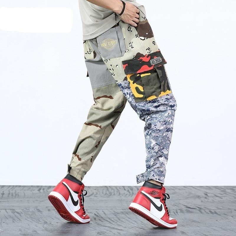 Patchwork Cargo Pants