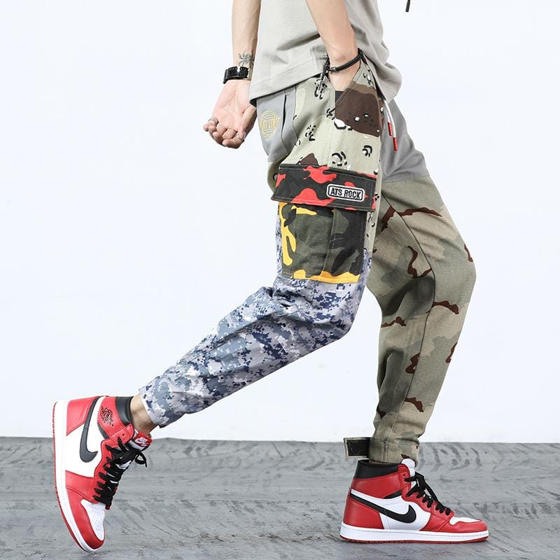 Patchwork Cargo Pants