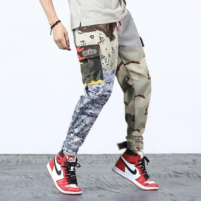 Patchwork Cargo Pants