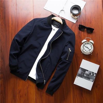 Men's Casual Bomber Zipper Jacket