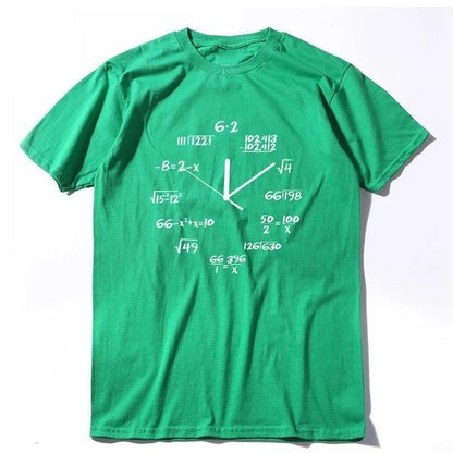 Math Clock T Shirt