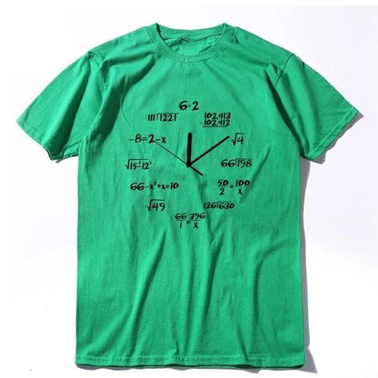 Math Clock T Shirt