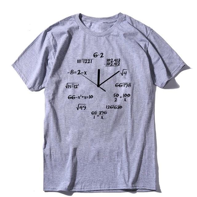 Math Clock T Shirt