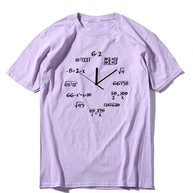 Math Clock T Shirt