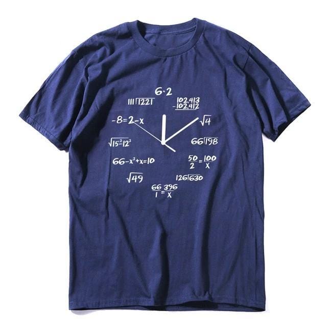 Math Clock T Shirt