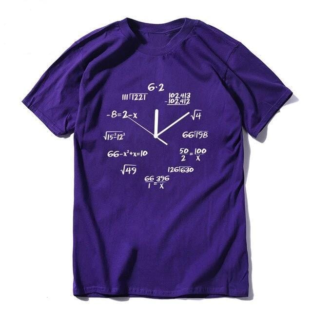 Math Clock T Shirt