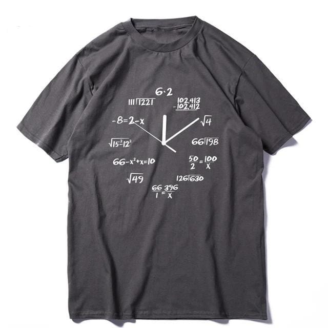 Math Clock T Shirt