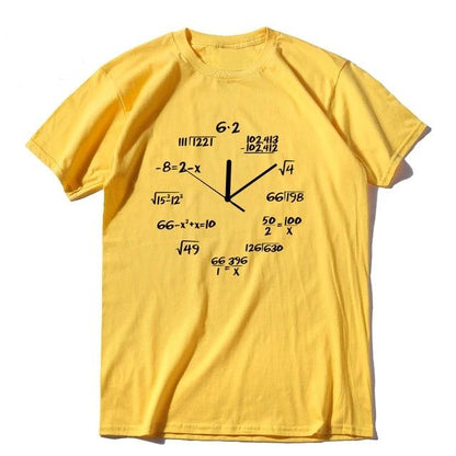 Math Clock T Shirt