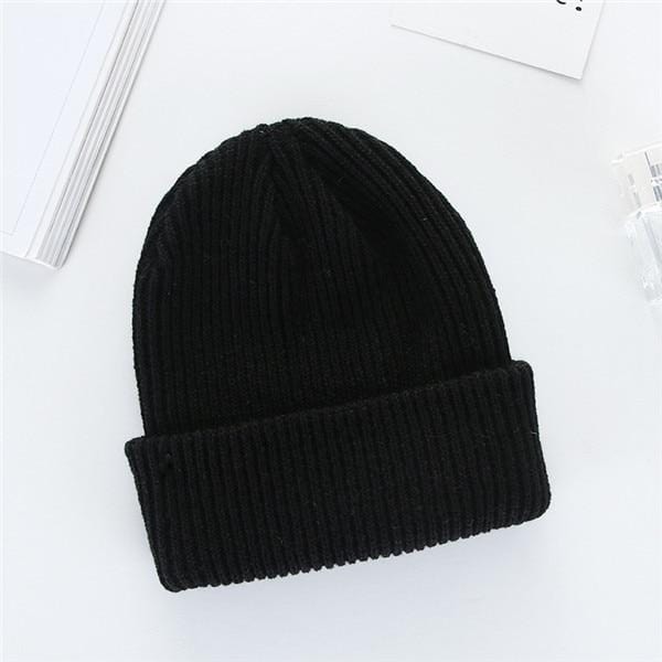 Solid Color Knitted Beanie