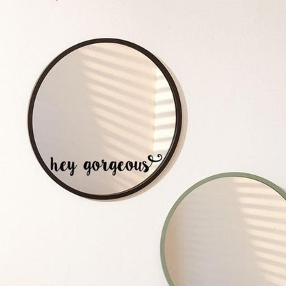 Motivational Wall Sticker On Mirror