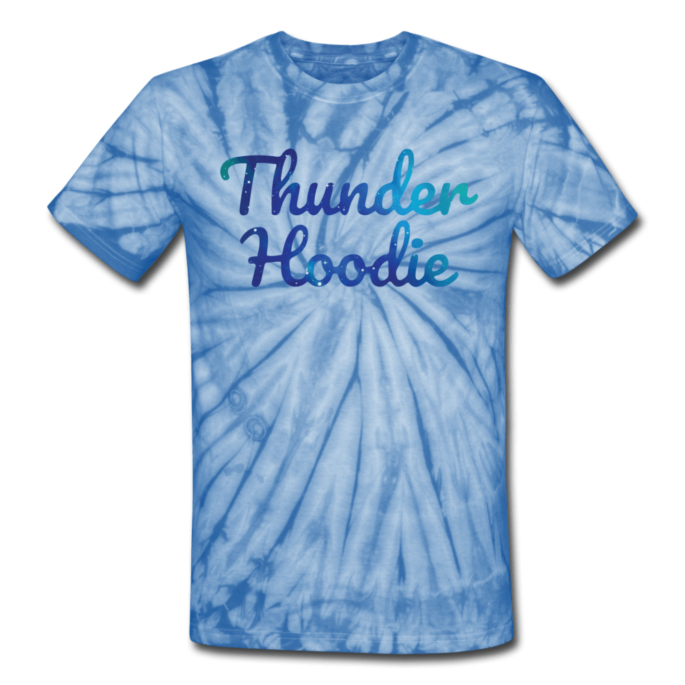 Tie Dye T-Shirt - spider baby blue