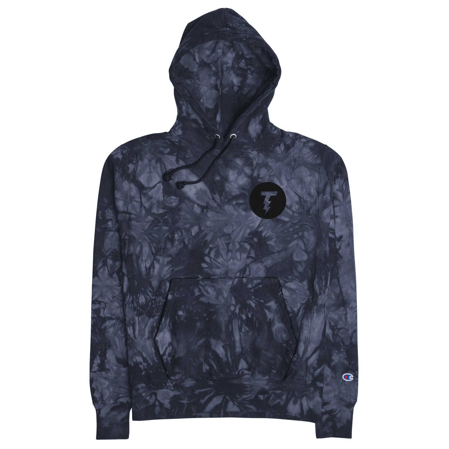 Blockchain tie-dye hoodie