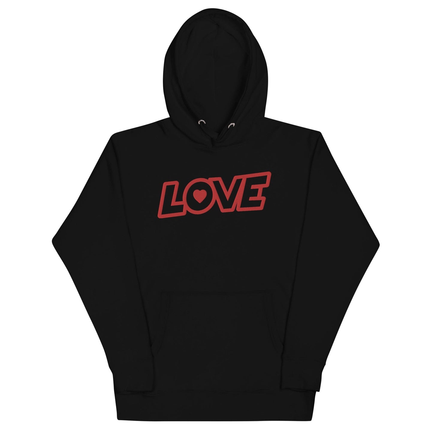 Embroidered Love Hoodie