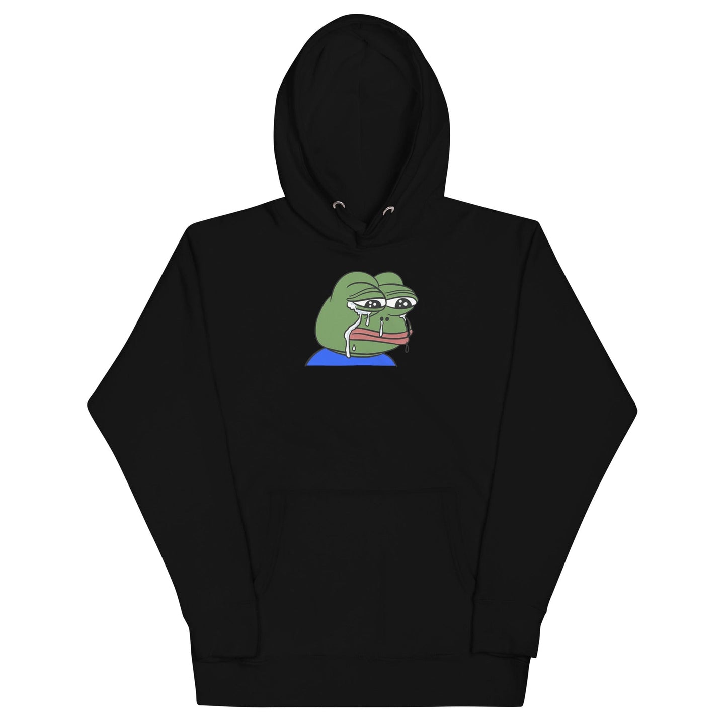 Sad Tearing Frog Hoodie