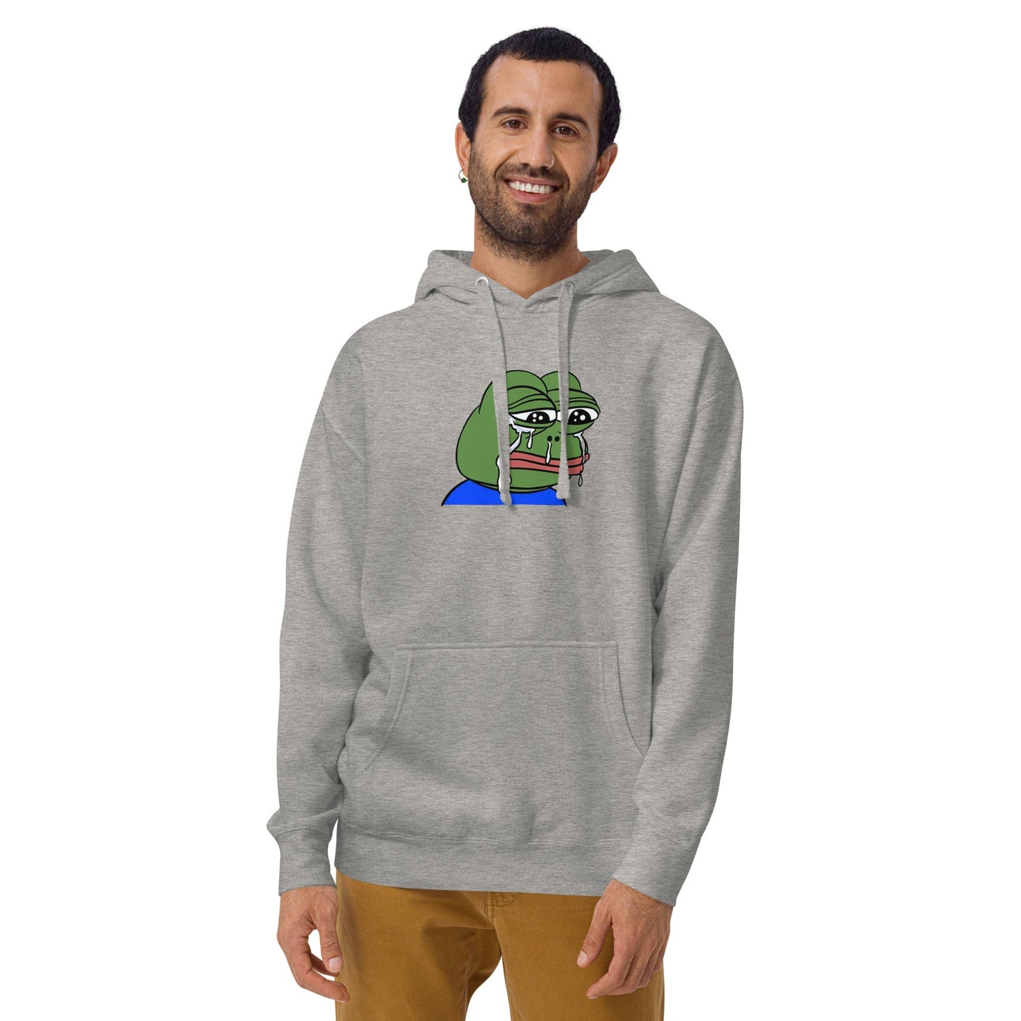 Sad Tearing Frog Hoodie