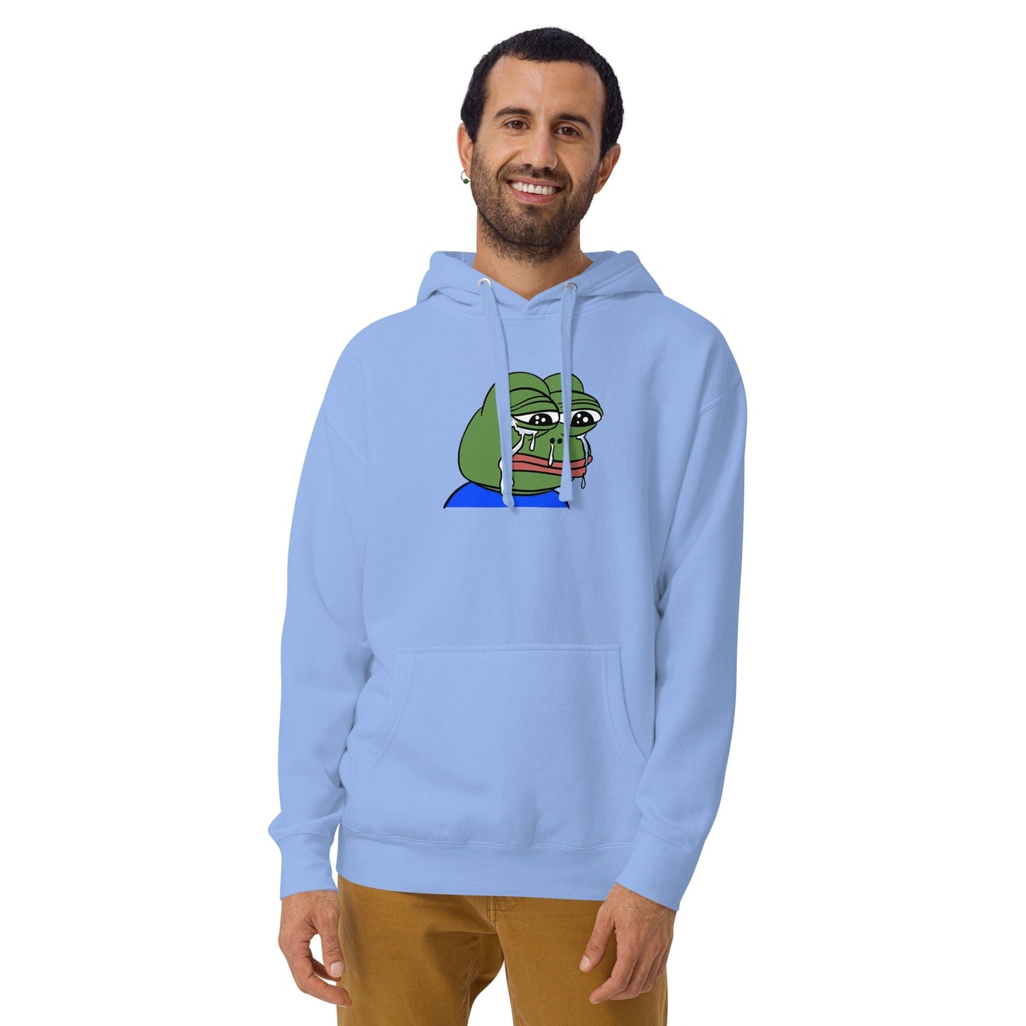 Sad Tearing Frog Hoodie