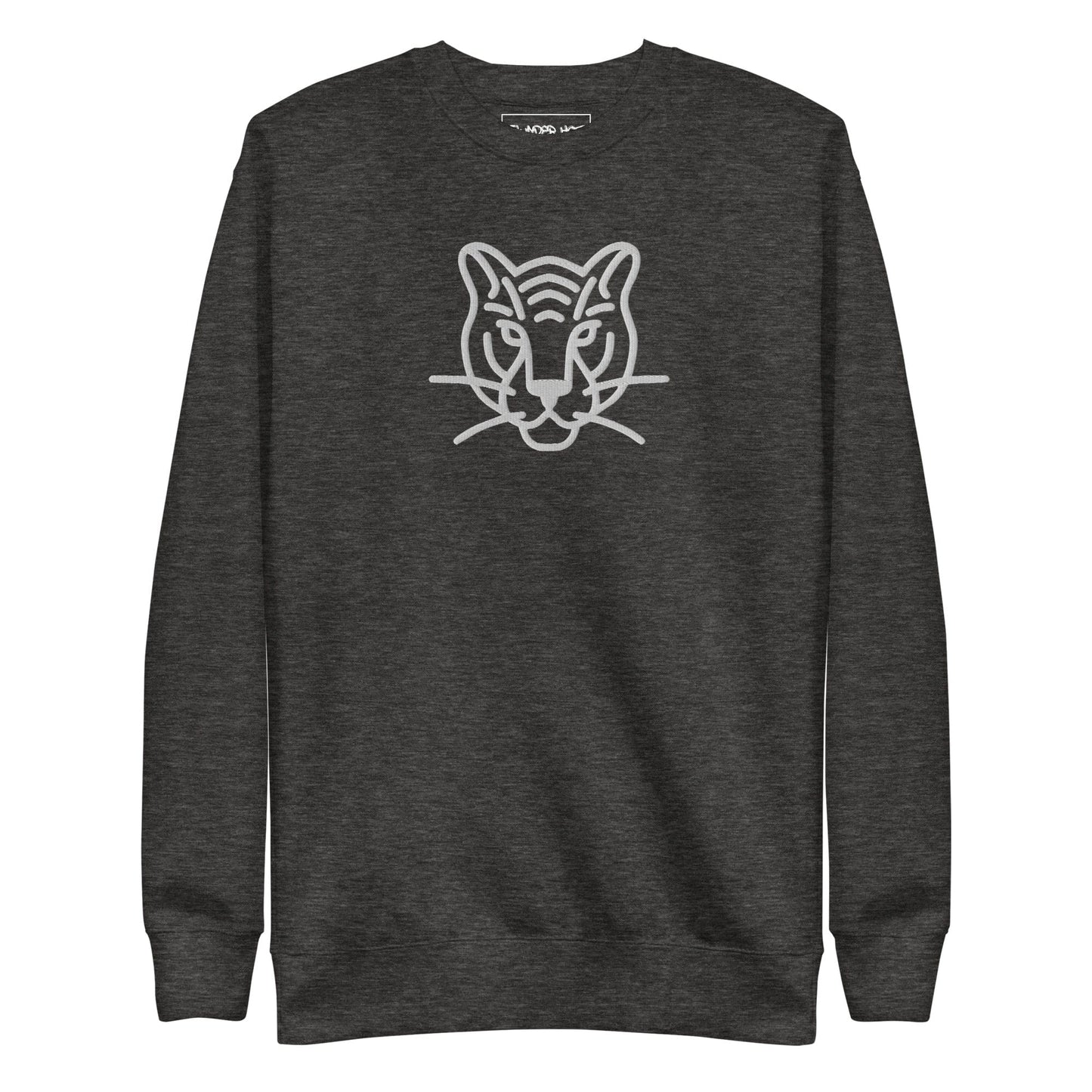 Embroidered Tiger Print Sweatshirt