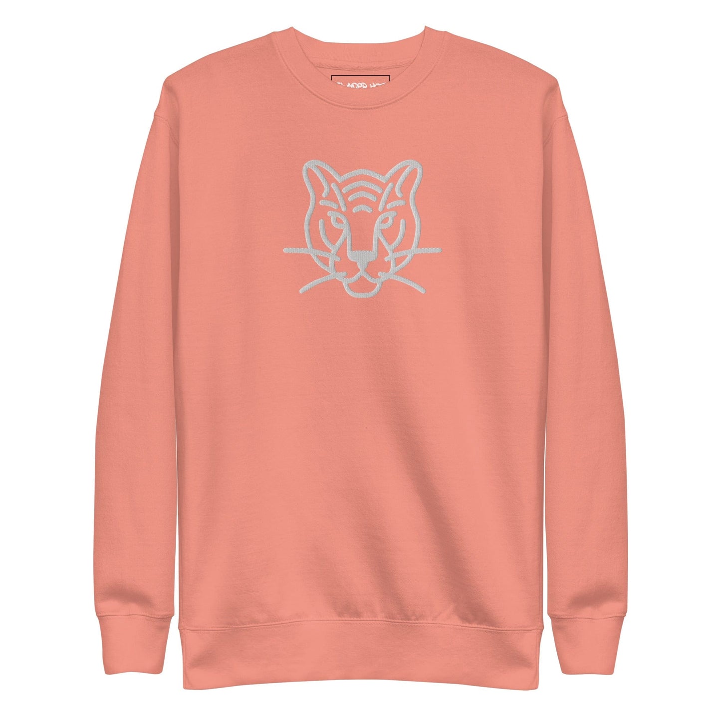 Embroidered Tiger Print Sweatshirt