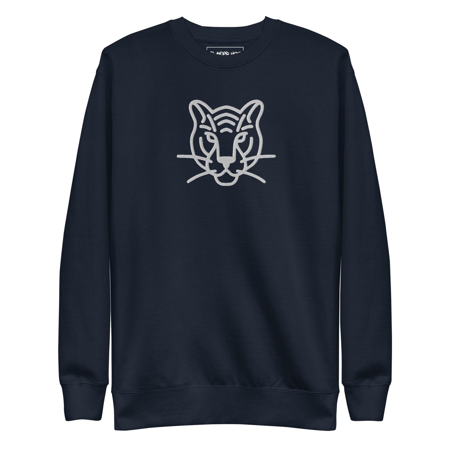 Embroidered Tiger Print Sweatshirt