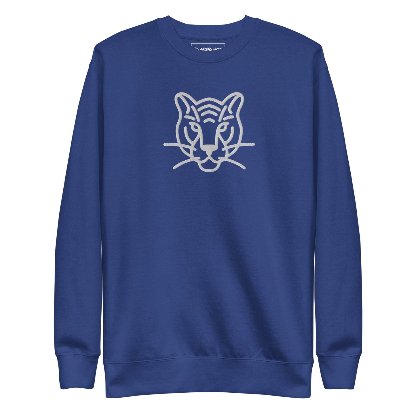 Embroidered Tiger Print Sweatshirt