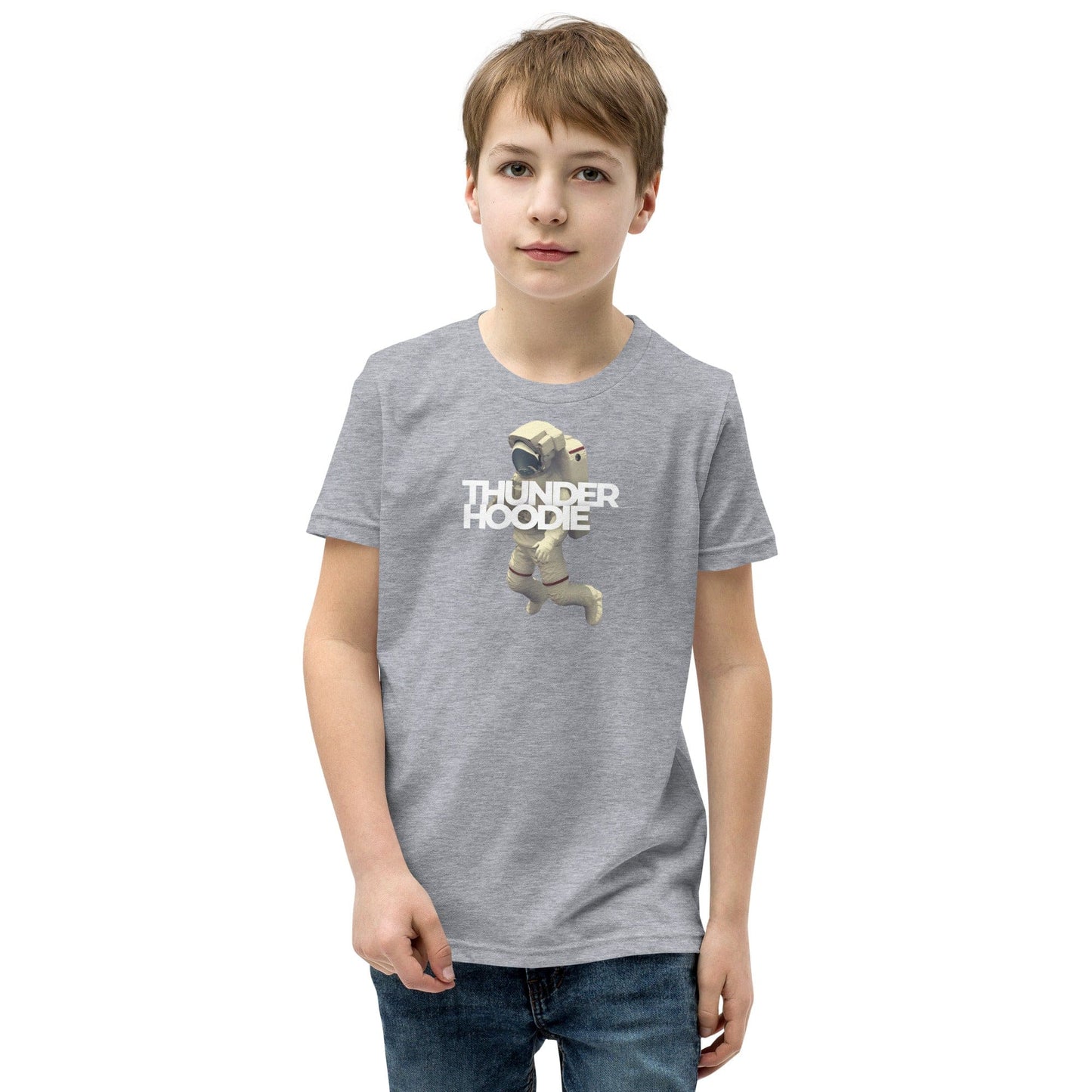 Kids Astronautist Siah T-Shirt