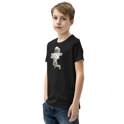 Kids Astronautist Siah T-Shirt