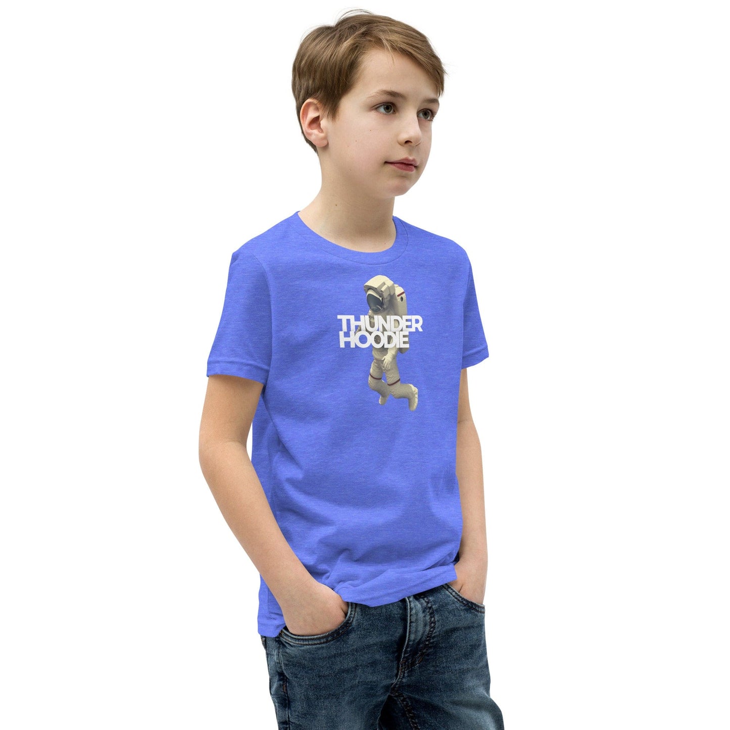 Kids Astronautist Siah T-Shirt