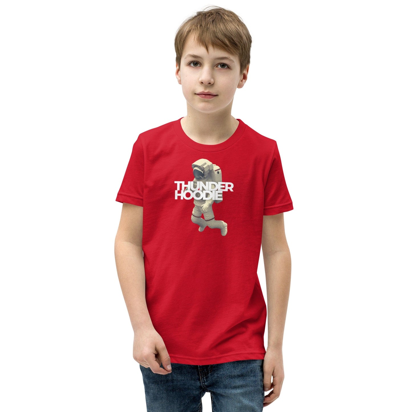 Kids Astronautist Siah T-Shirt