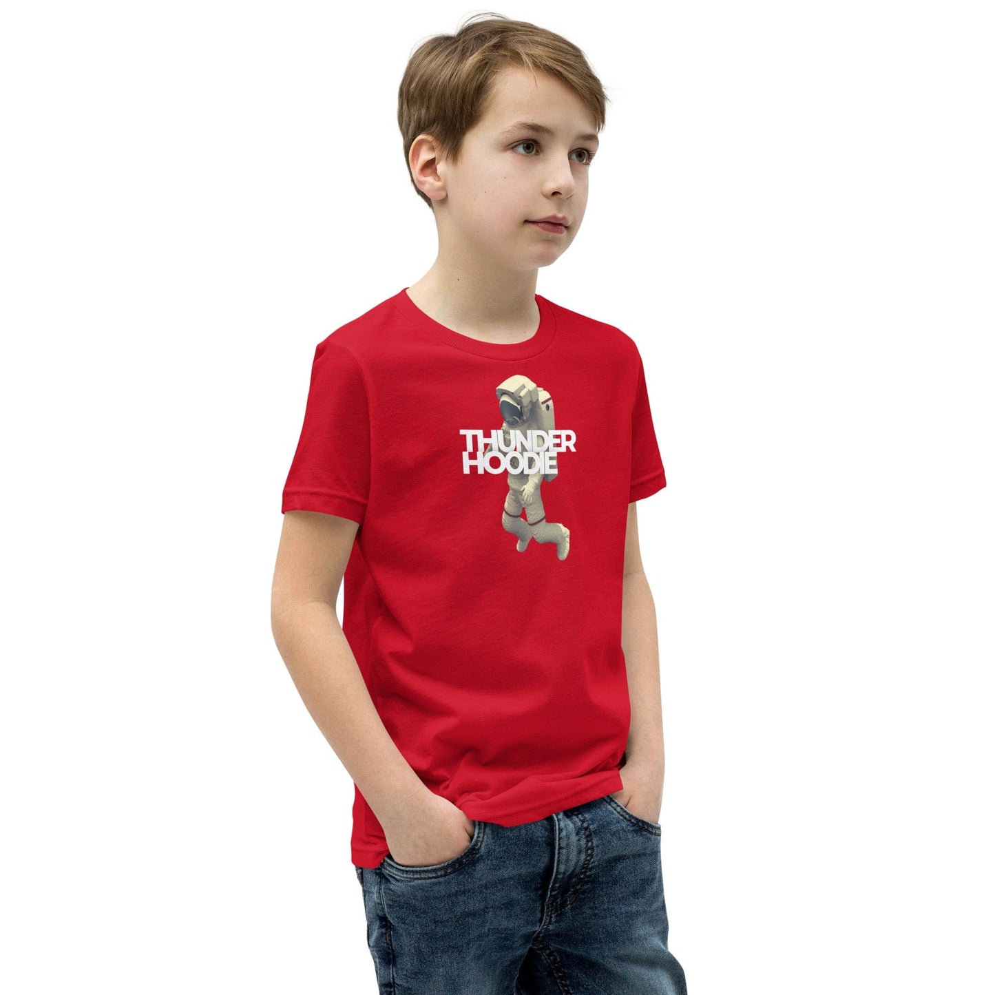 Kids Astronautist Siah T-Shirt