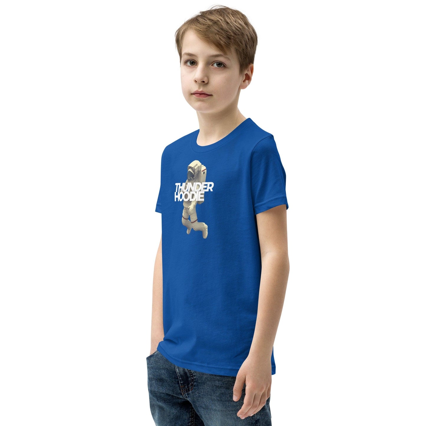 Kids Astronautist Siah T-Shirt